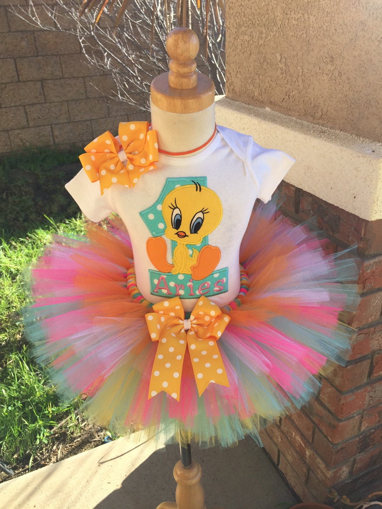 Tweety bird birthday outfit Clearance