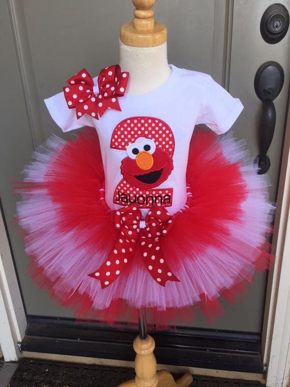 elmo birthday outfit girl