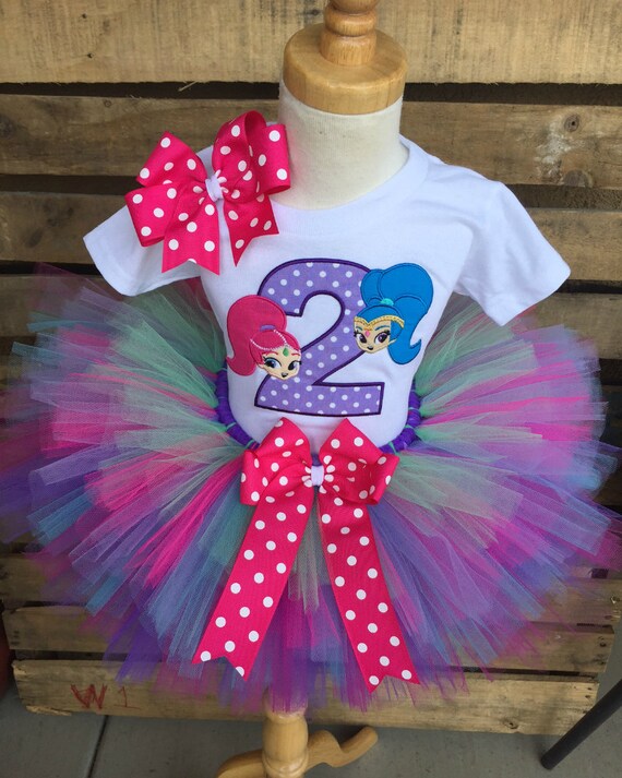 shimmer and shine 4th birthday outfit