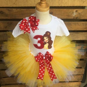beauty and the beast tutu outfit