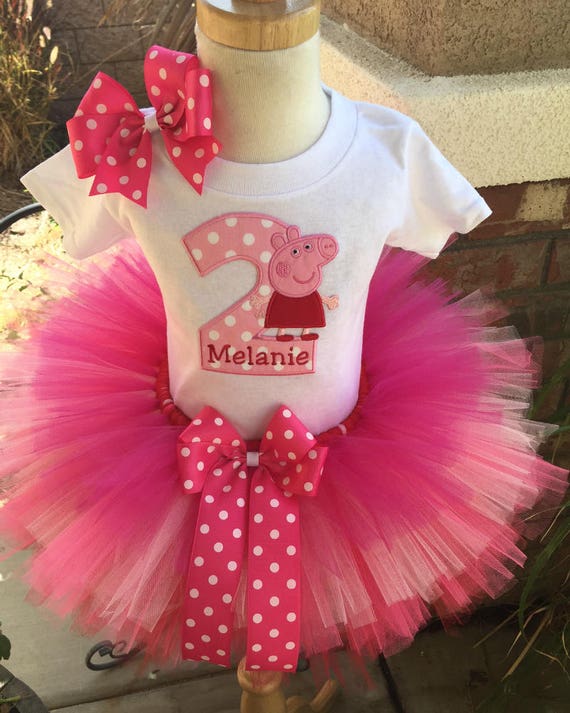 peppa pig birthday tutu
