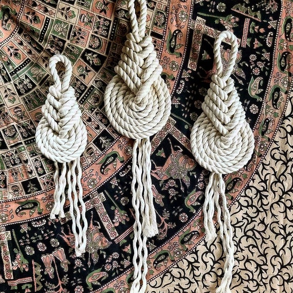 Macrame Pipa Knot Wall Hanging Ancient Chinese Knot Unique Etsy