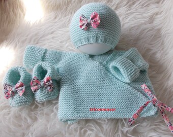 Ensemble Laine Bebe Etsy Ensemble Laine Bebe Etsy