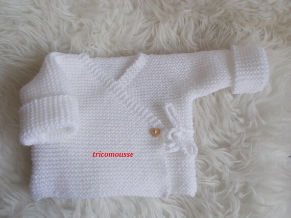 Brassiere Bebe Laine Acrylique Brassiere Naissance Etsy Belgie
