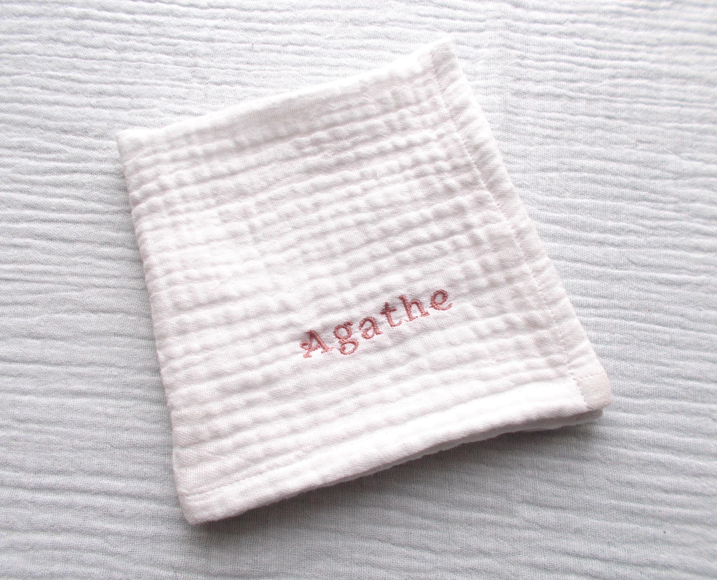 LINGE ANCIEN - Belle paire de taies sur toile de coton avec broderie main et monos CC - Passion LINGE ANCIEN - Belle paire de taies sur toile de coton avec broderie main et monos CC - Passion