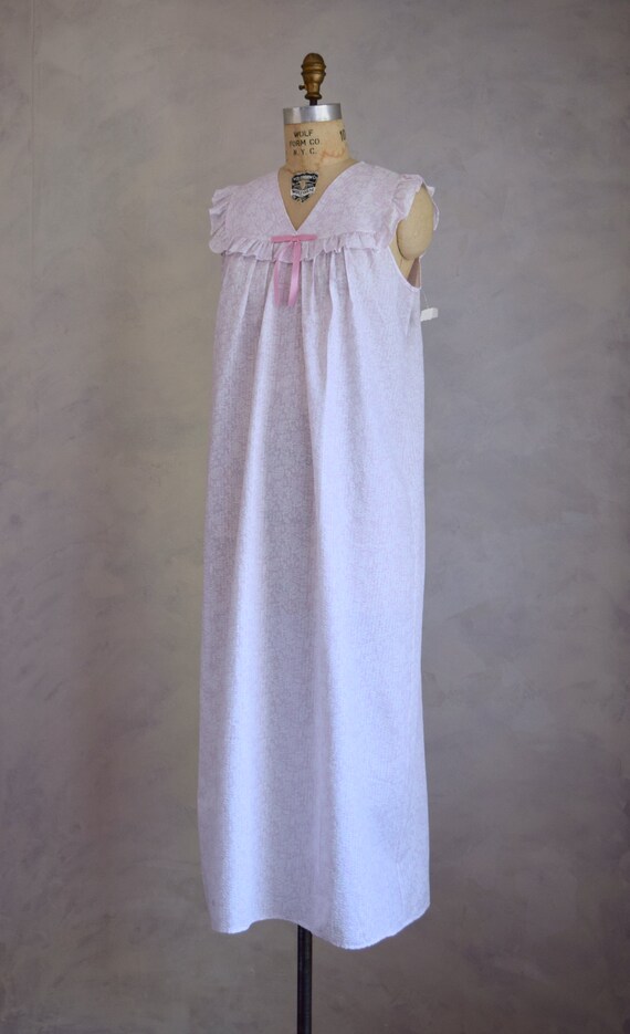 vintage NOS cottage nightgown | vintage 1980s doe… - image 4