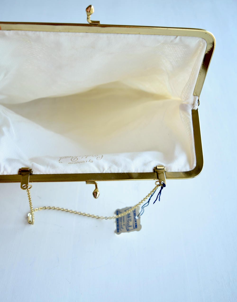 Vintage beaded Corde purse white beaded evening bag 1960s | Etsy