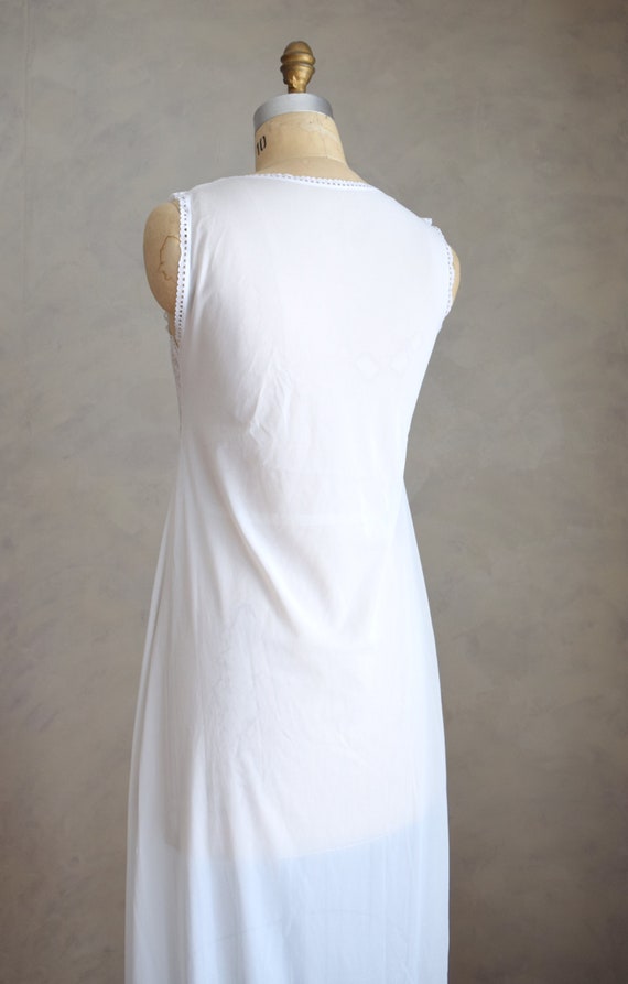 vintage white lacy peignoir set | white nightgown… - image 8