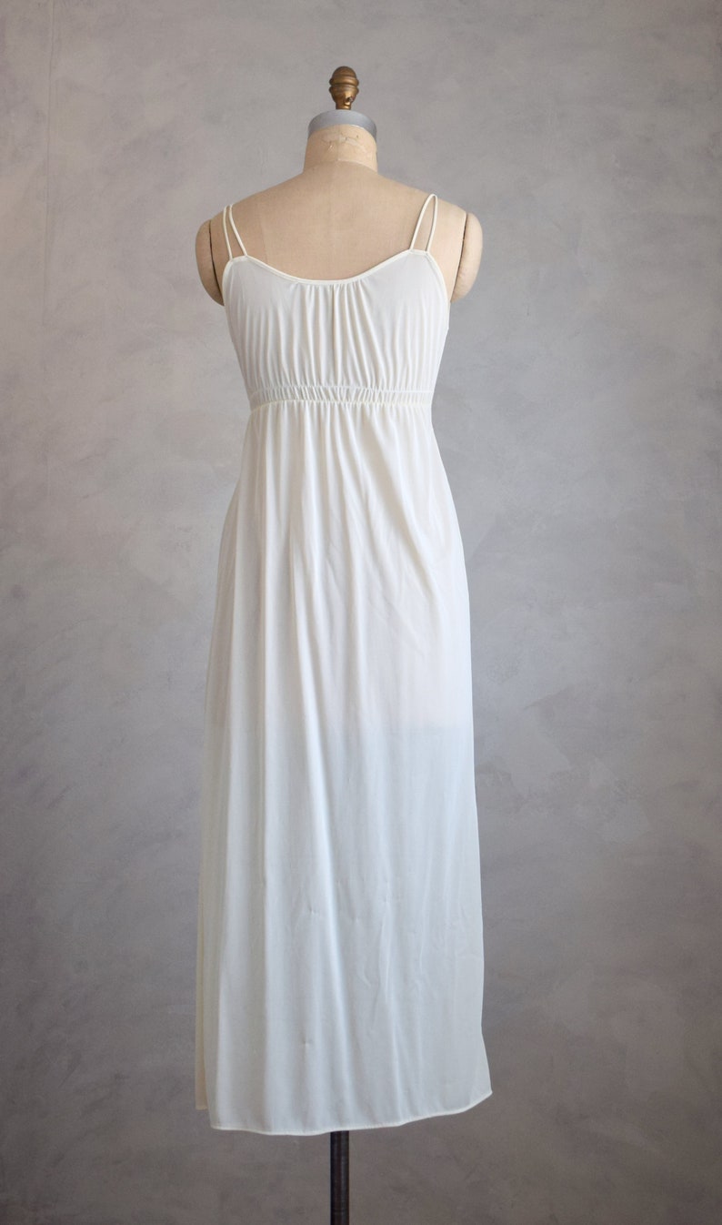 Vintage 1970s cream peignoir set vintage nylon bridal robe | Etsy