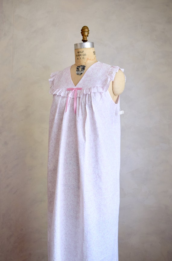vintage NOS cottage nightgown | vintage 1980s doe… - image 5