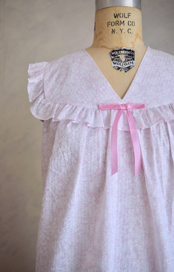vintage NOS cottage nightgown | vintage 1980s doe… - image 3