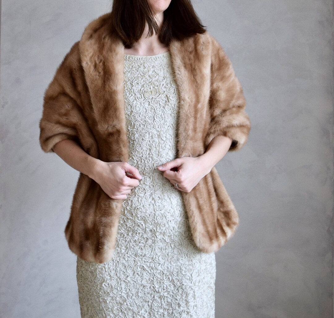 fur mink shawl