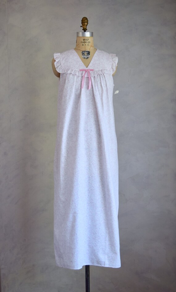 vintage NOS cottage nightgown | vintage 1980s doe… - image 2