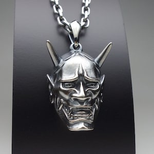 Horiyoshi 3 x CREEP Collaboration pendant &quot;Hannya&quot; pendant necklace - silver 925