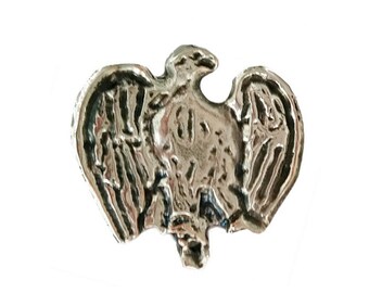 Eagle Charms Jewelry. Mythical Lucky Royal Eagle Bird Brooch. Symbol for freemasons, various rites, religion and ancient cultures