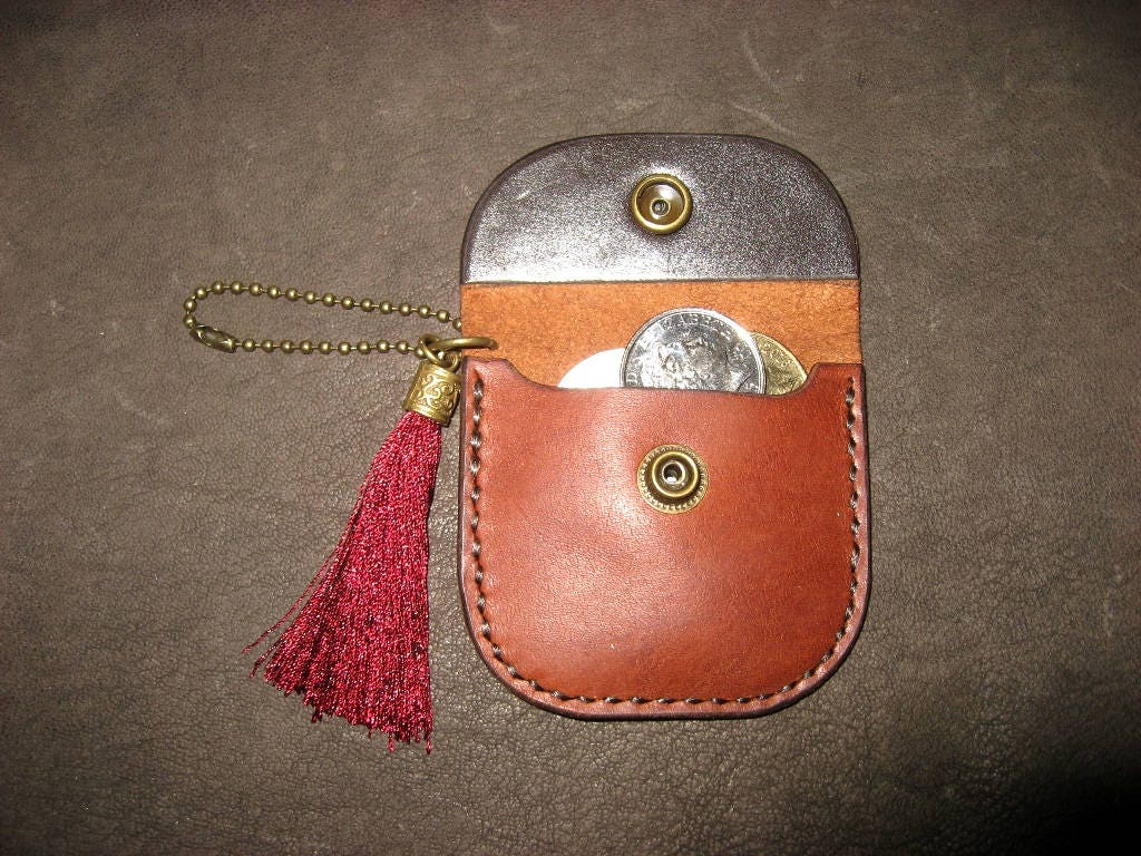 Mini Leather Coin Case Key Holder Attachment Jewellery Etsy Australia