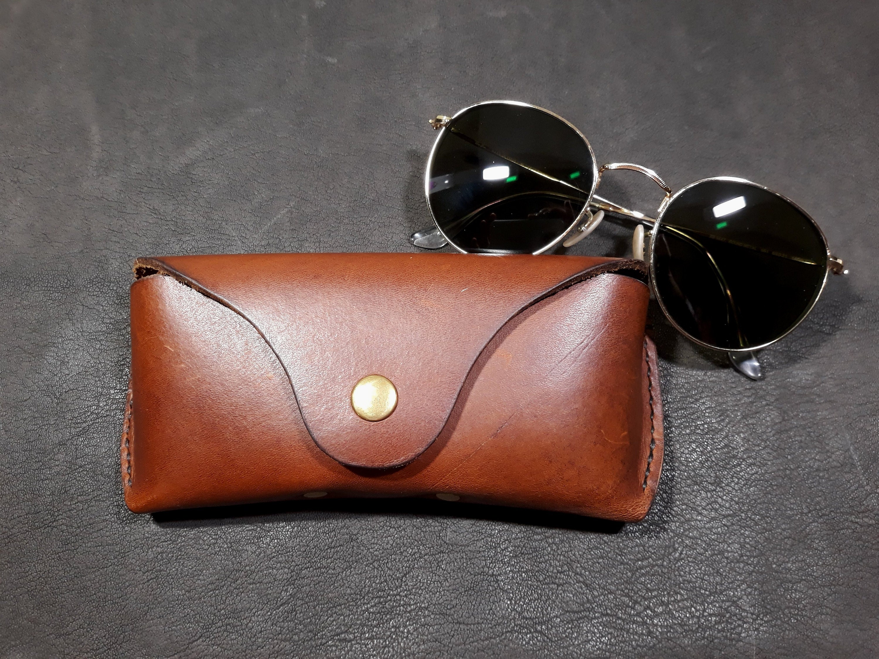 Ray-Ban レザーケース付きサングラス Ray-Ban（レイバン） 純正 サングラスケース ブラウン レザーケース