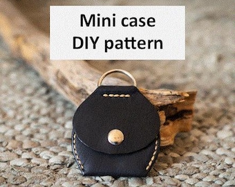 Mini Leather Coin Purse DIY Pattern (PDF Pattern)