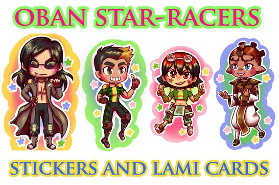 Oban Star Racers Stickers And Lami Cards Etsy