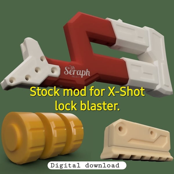 X-Shot Lock Blaster stock + mods
