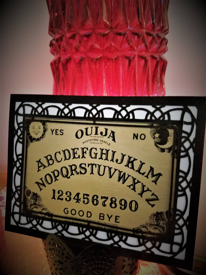 Ouija Spirit Board Design Greeting Card