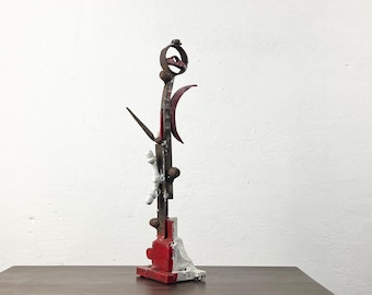 Abstract metal sculpture "December 2025. No. 2"
