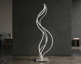 Handmade Iron Flame Sculpture | Indoor & Outdoor Decor