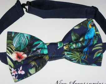 Mens Boys Martinique Banana Leaf Pre-tied Wedding Party Bow Ties Mens Boys Martinique Banana Leaf Pre-tied Wedding Party Bow Ties