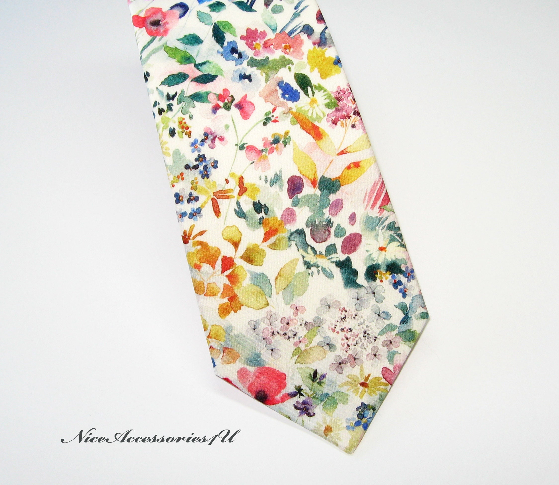 Cravatta Uomo Frederick Thomas Nera Con Lepre E Pavone – Stile Liberty Inglese
