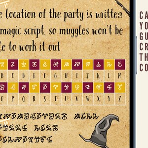 Animated Wizard Birthday Party Invitation, Phone Wizard Party Invite for WhatsApp, Fast Delivery zdjęcie 2