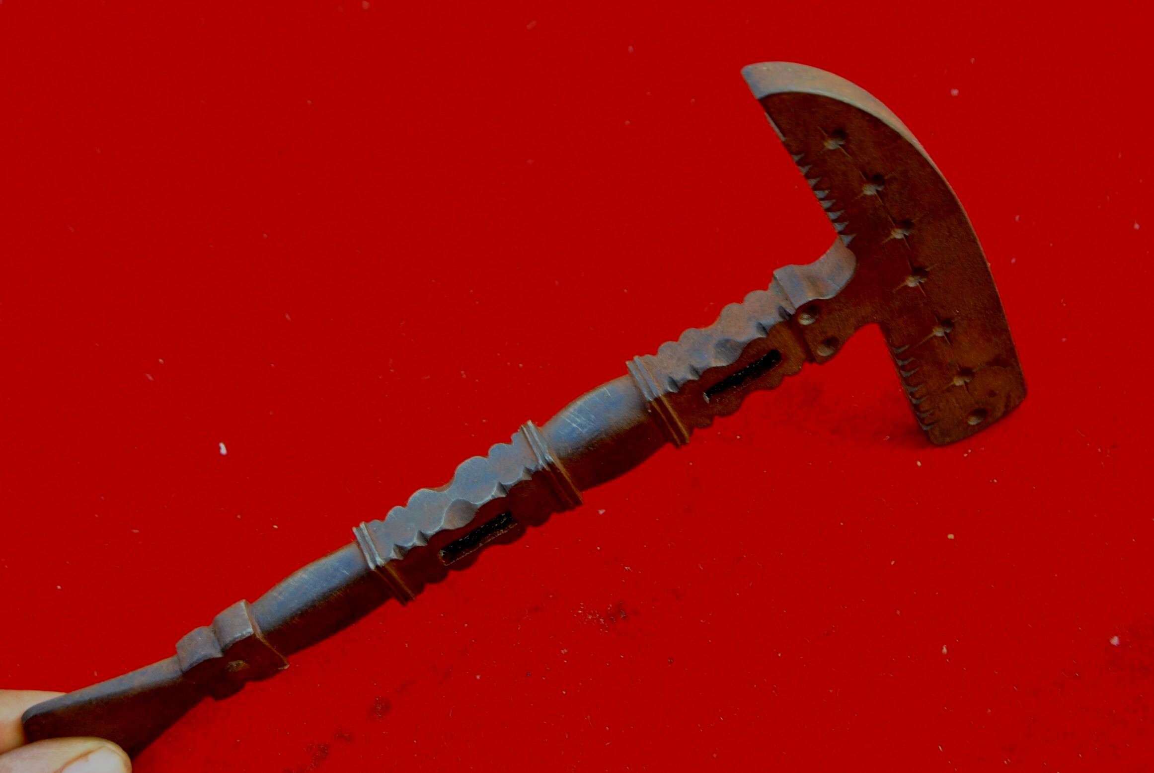 Old Vintage Flint Knapping Hammer Hand Detailed Wrought & Etsy