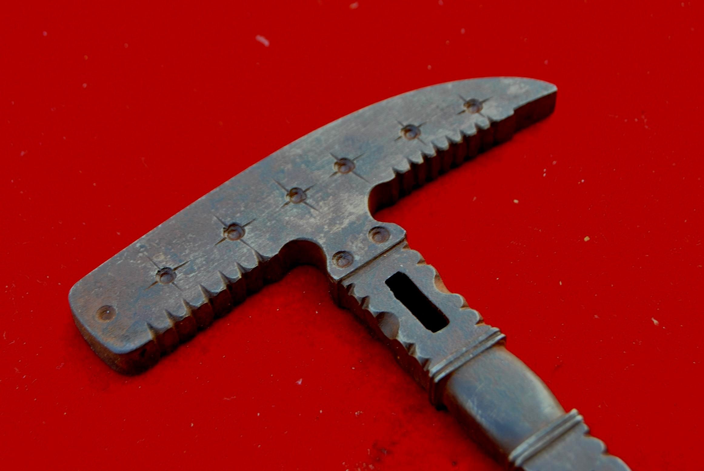 Old Vintage Flint Knapping Hammer Hand Detailed Wrought & Etsy