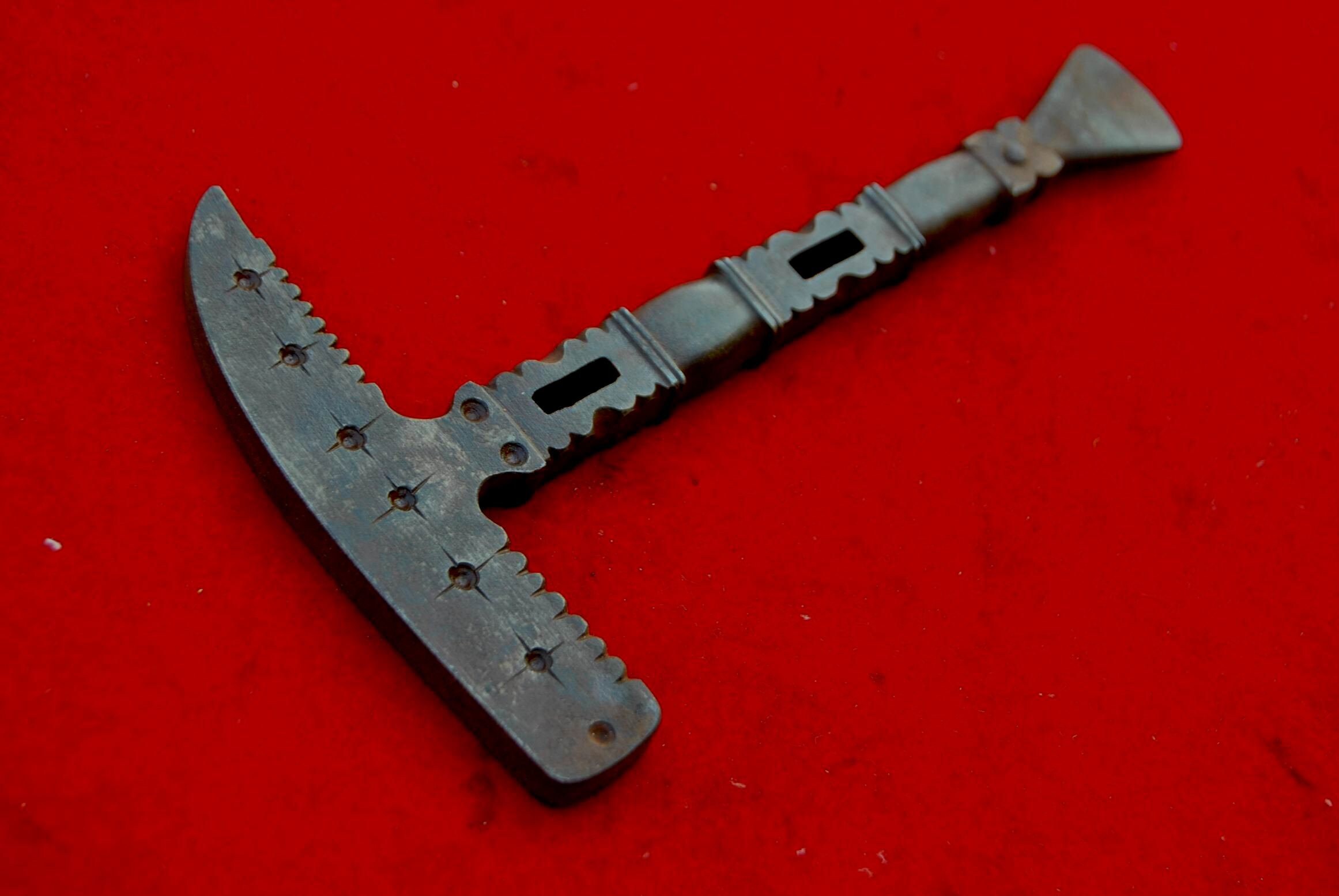 Old Vintage Flint Knapping Hammer Hand Detailed Wrought & Etsy