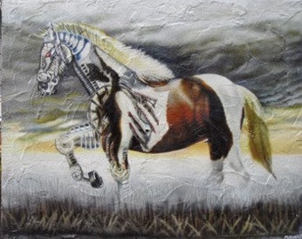 Painting murals Horse Bionic