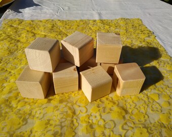 Plain wooden cubes//blocks for decoupage//craft approx 5x5 cm 1 Pound per block