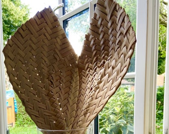 Natural African Fan/2 sizes Medium or Large/ Home Decor/Interior Design