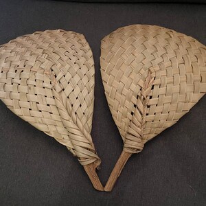 Natural African Fan/2 sizes Medium or Large/ Home Decor/Interior Design image 8