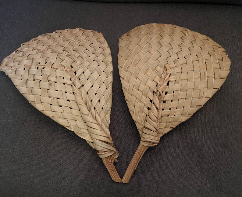 Natural African Fan/2 sizes Medium or Large/ Home Decor/Interior Design image 8