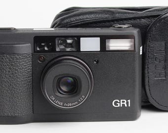 RICOH GR1 Point-and-Shoot 35mm Film Camera - Complete CLA - LCD Works!