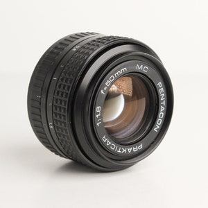 Pentacon PRAKTICAR MC 50mm f/1.8  SN: 0502 - Prototype Lens - Bayonet Mount - Great Condition