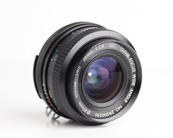 Vivitar SMS Close Focus Wide Angle 28mm f/2.8 MC Lens with Nikon AI-S Mount