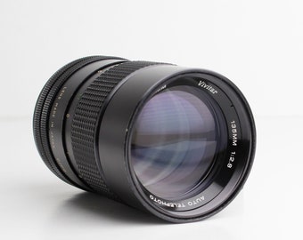 VIVITAR 135mm F/2.8 Telephoto Manual Focus Prime Lens - Canon FD Mount