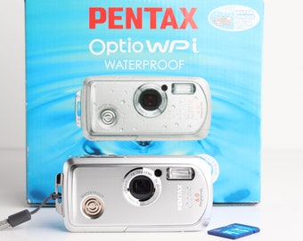 PENTAX OPTIO WPi 6.0 Megapixels Waterproof Point-and-Shoot Digital Camera - Mint in the Box - With Accessories