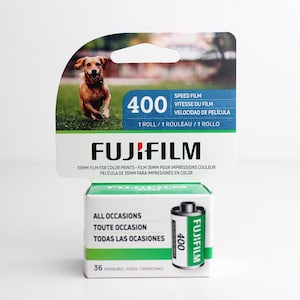 FUJIFILM 400 - 35mm Color Film - 36 Exposures -  Individual Rolls - FujiColor