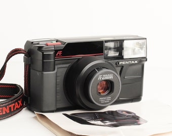 PENTAX IQZoom 35mm Point & Shoot Film Camera with 35-70mm Tele-Macro Pentax Zoom Lens - Flash doesn't work