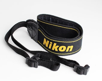 Original Vintage NIKON Camera Shoulder Strap - Excellent Condition!