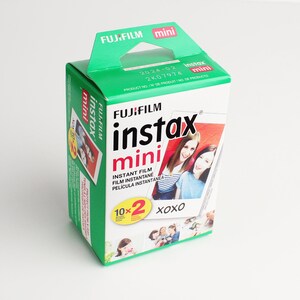 FUJIFILM Instax Mini Instant Film Twin Pack White Borders 