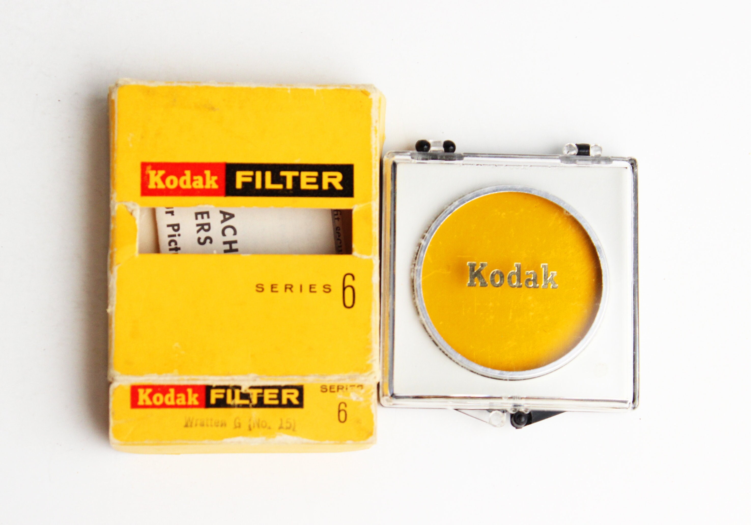 KODAK Series VI (6) Wratten G No.15 YELLOW Drop-in Filter