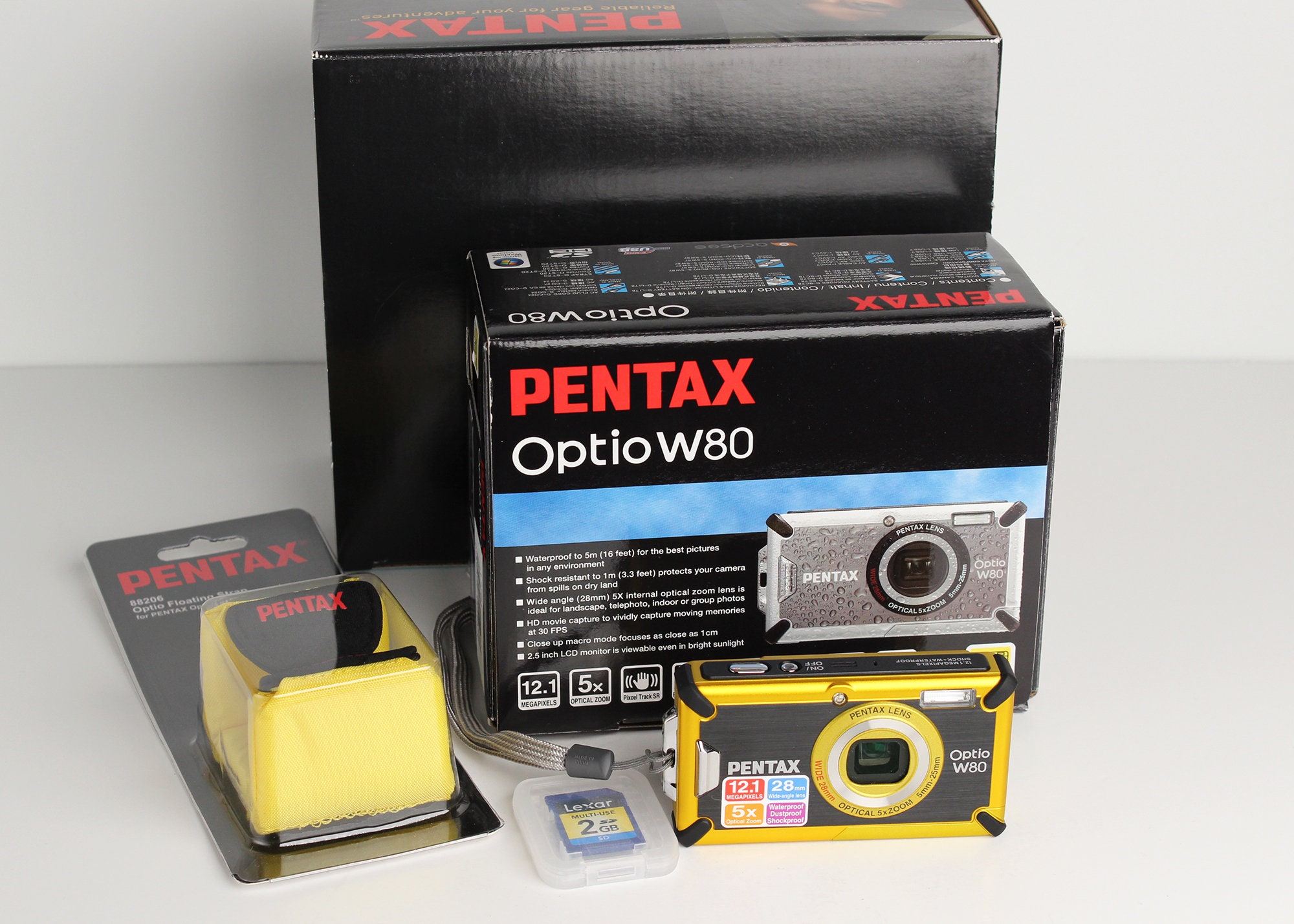 PENTAX OPTIO W80 12.1 Megapixels Waterproof Digital Point