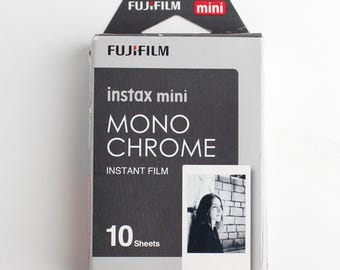 FUJIFILM Instax Mini Monochrome Instant Film - 10 Sheets - Expired 2018